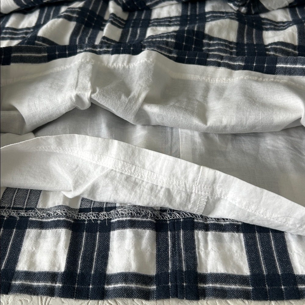 Madewell | Leighton Plaid Bell Sleeve V Neck Dress - Picture 10 of 12
